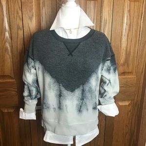 American Eagle outfitters Grey Ombré Sweatshirt
